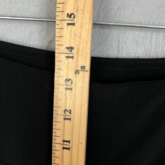 John Mark Pants Womens XL Black Slinky Travel Knit Mod Asymetric Stretch NEW - Picture 5 of 16